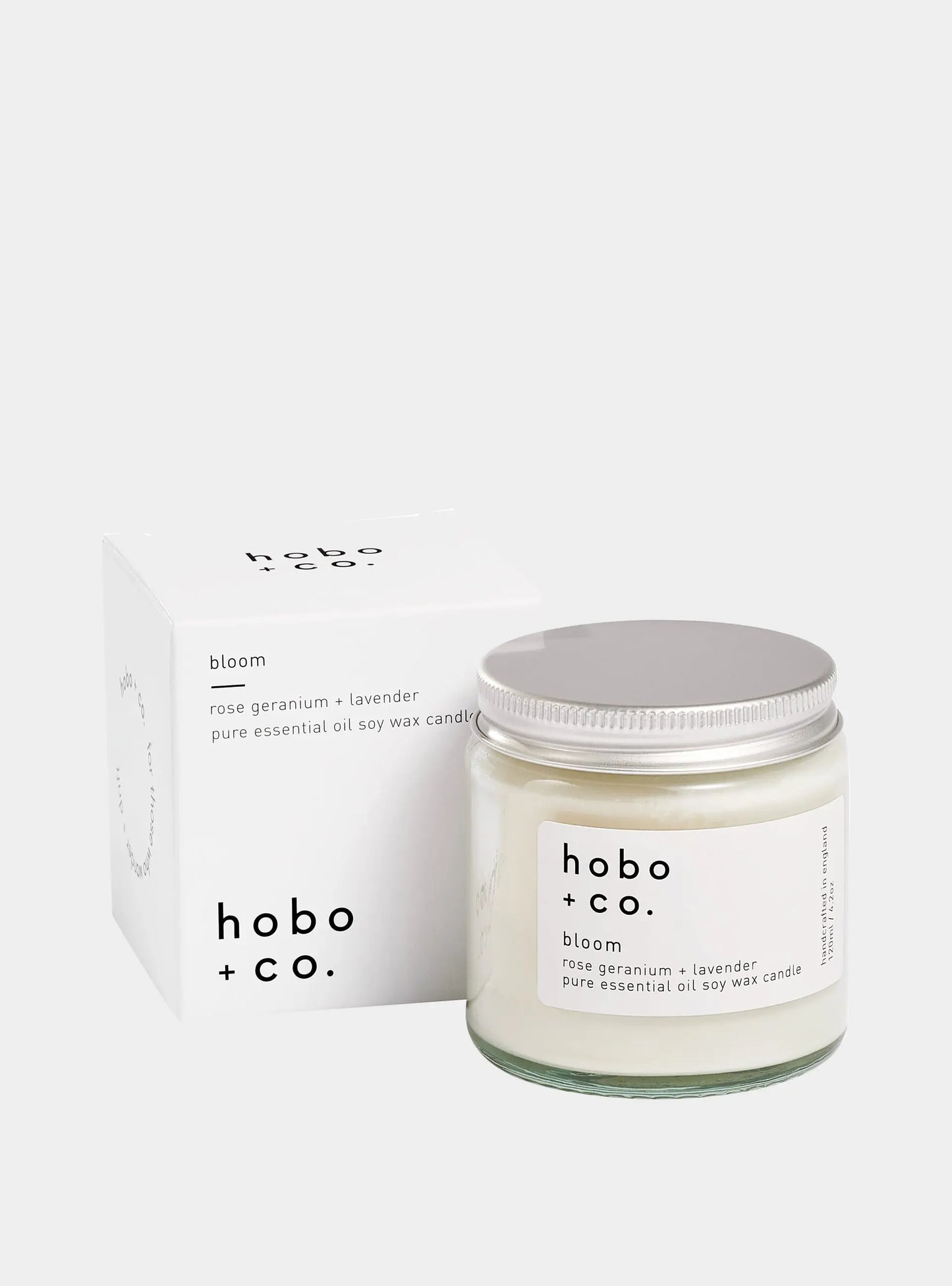 Bloom Small Aromatherapy Essential Oil Scented Soy Candle hobo + co.