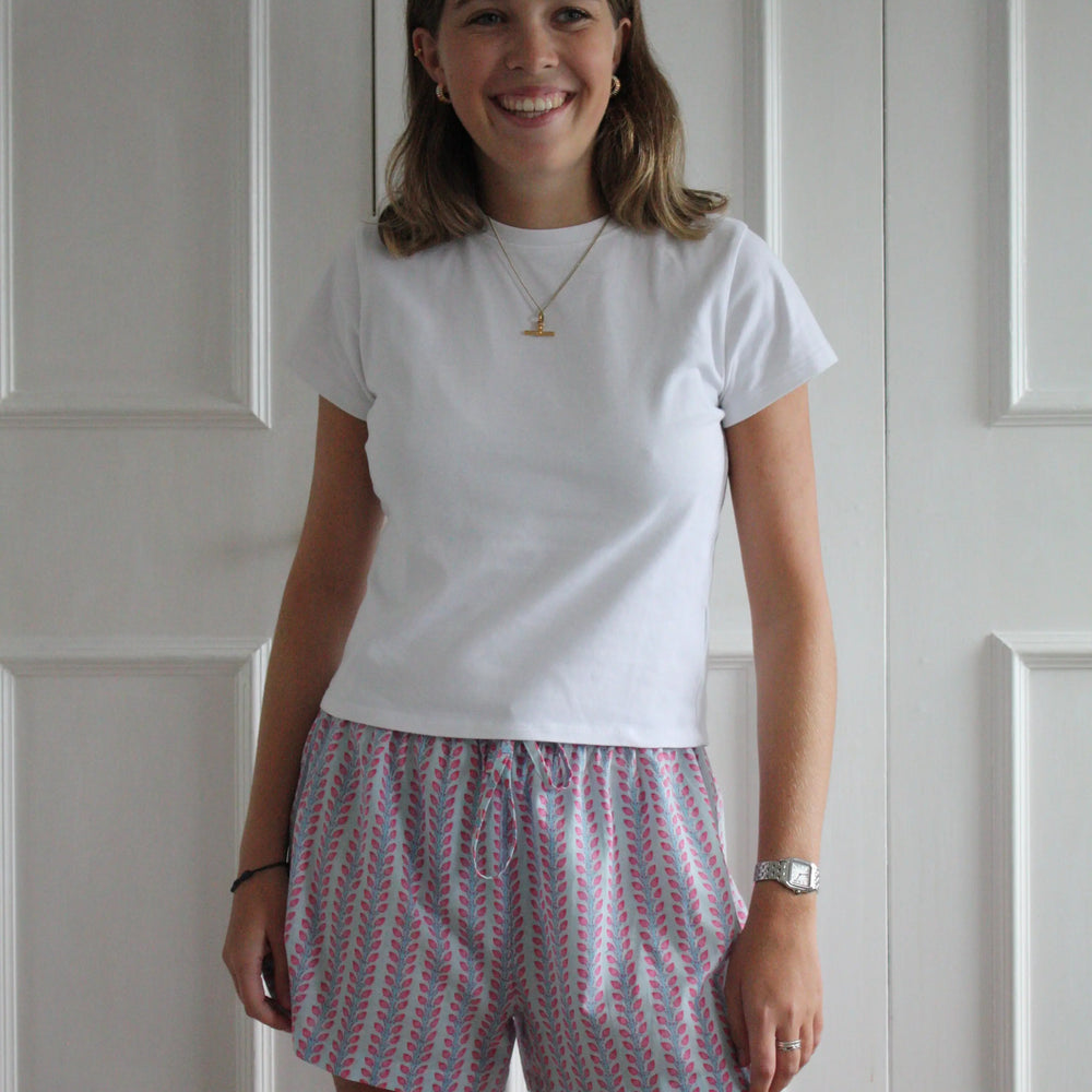 Blossom Stripe Shorts Madder & More