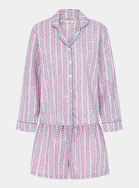 Blossom Stripe Women's Pyjama Short Set Madder & More
