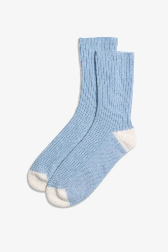 Blue Cashmere Socks Bamford