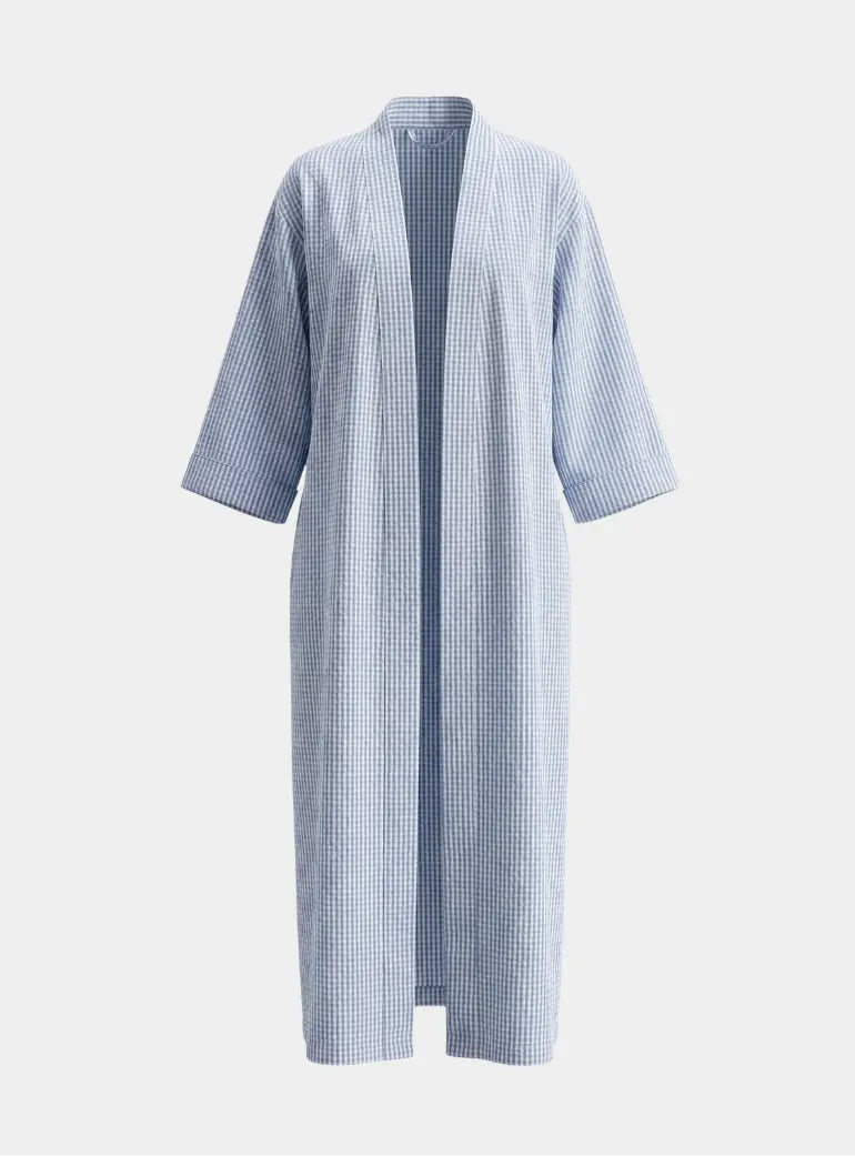 Blue Gingham Robe Madder & More