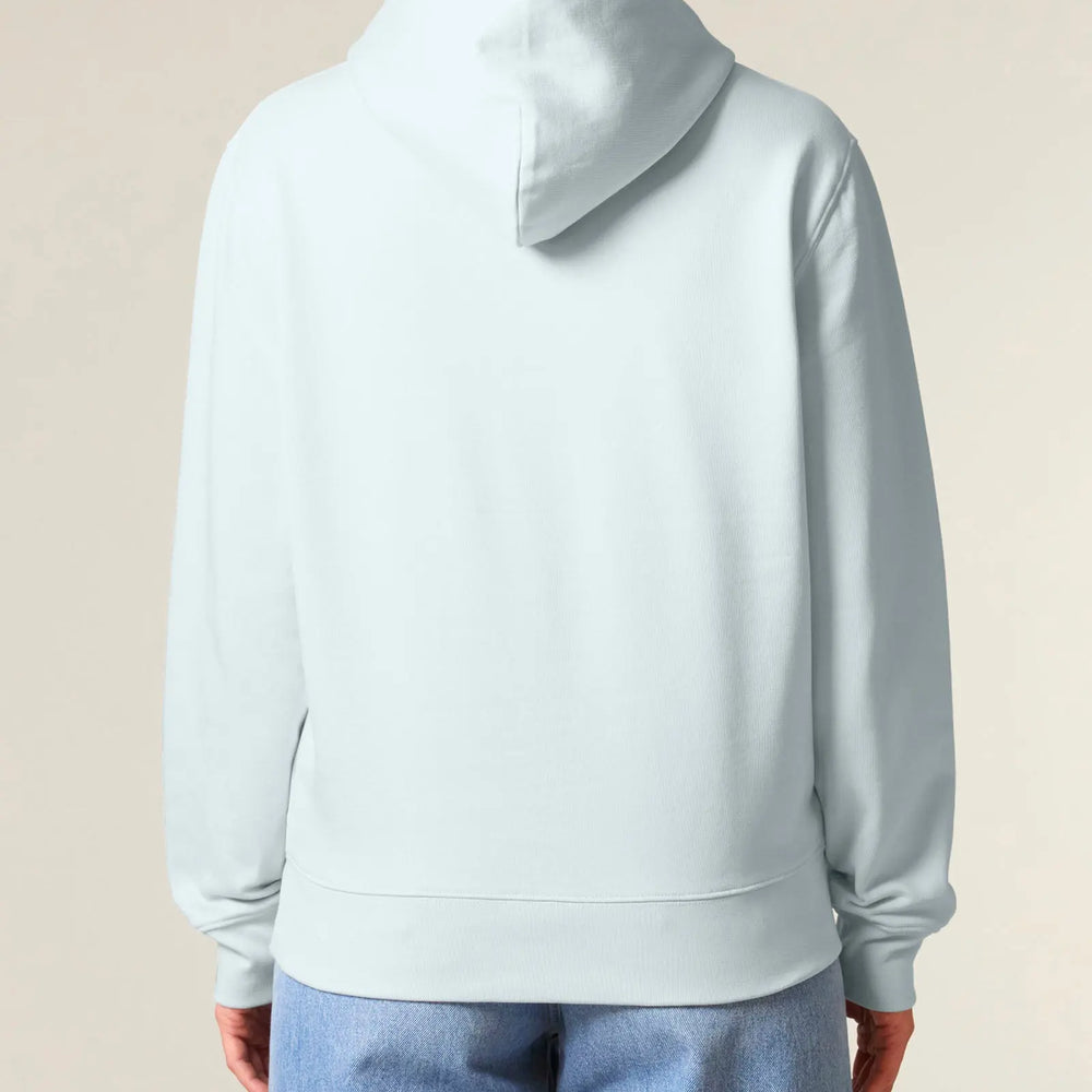 Blue Ice Womens Organic Cotton Relaxed-Fit Hoodie hewn.