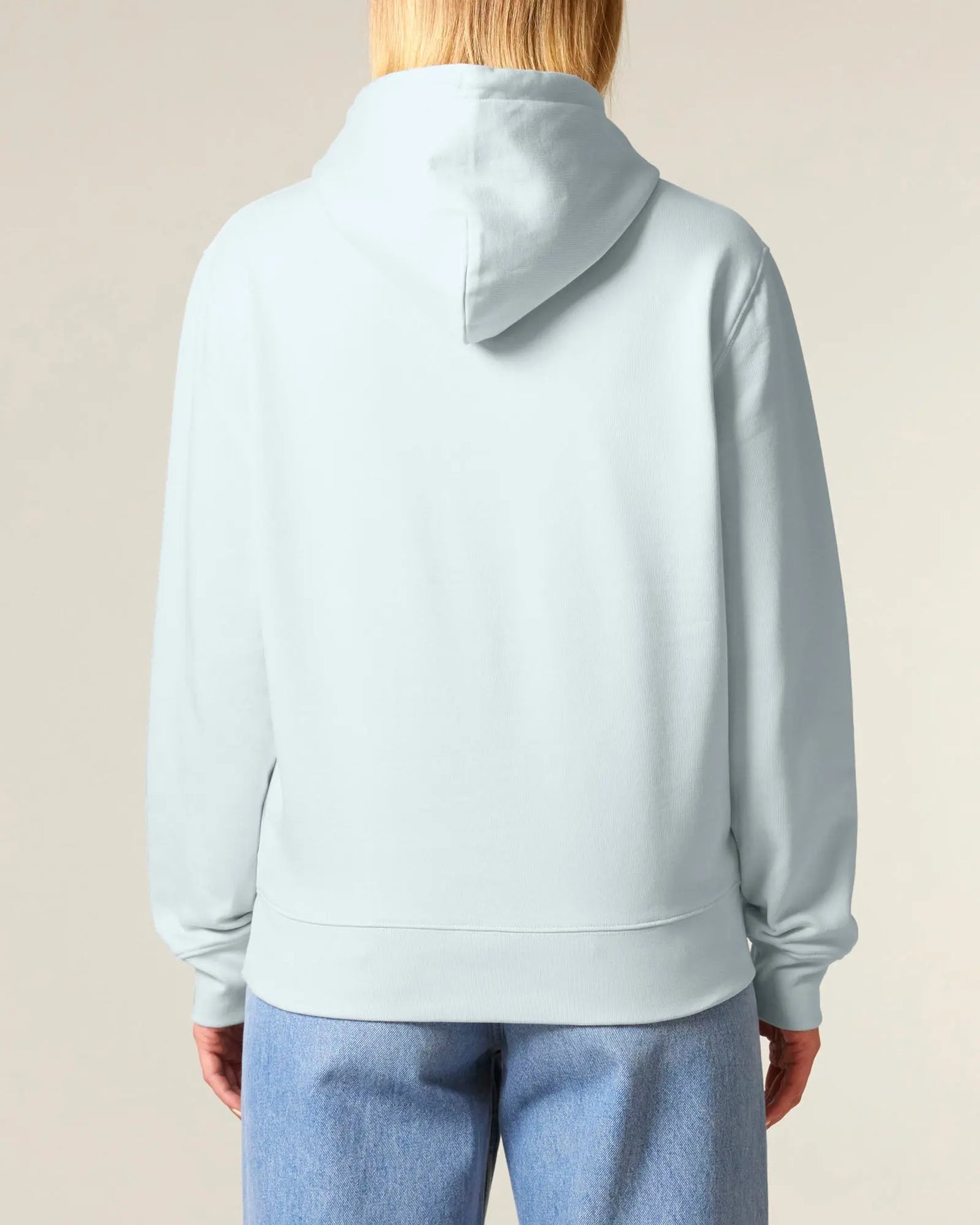 Blue Ice Womens Organic Cotton Relaxed-Fit Hoodie hewn.
