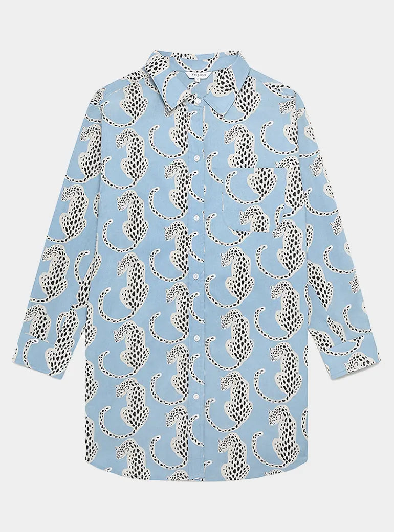Leopards Organic Cotton Nightshirt