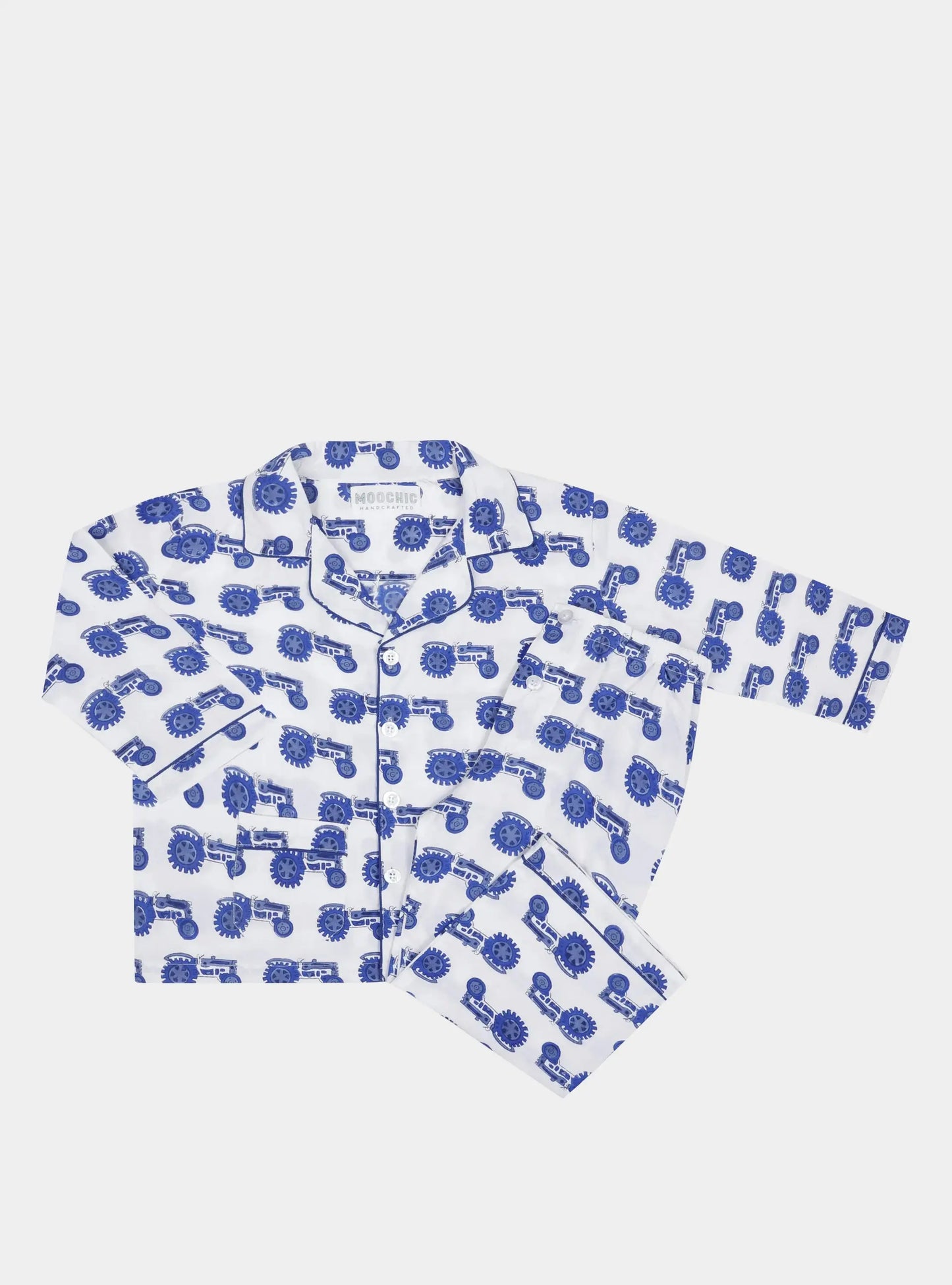 Blue Tractor Children's Pyjamas Moochic