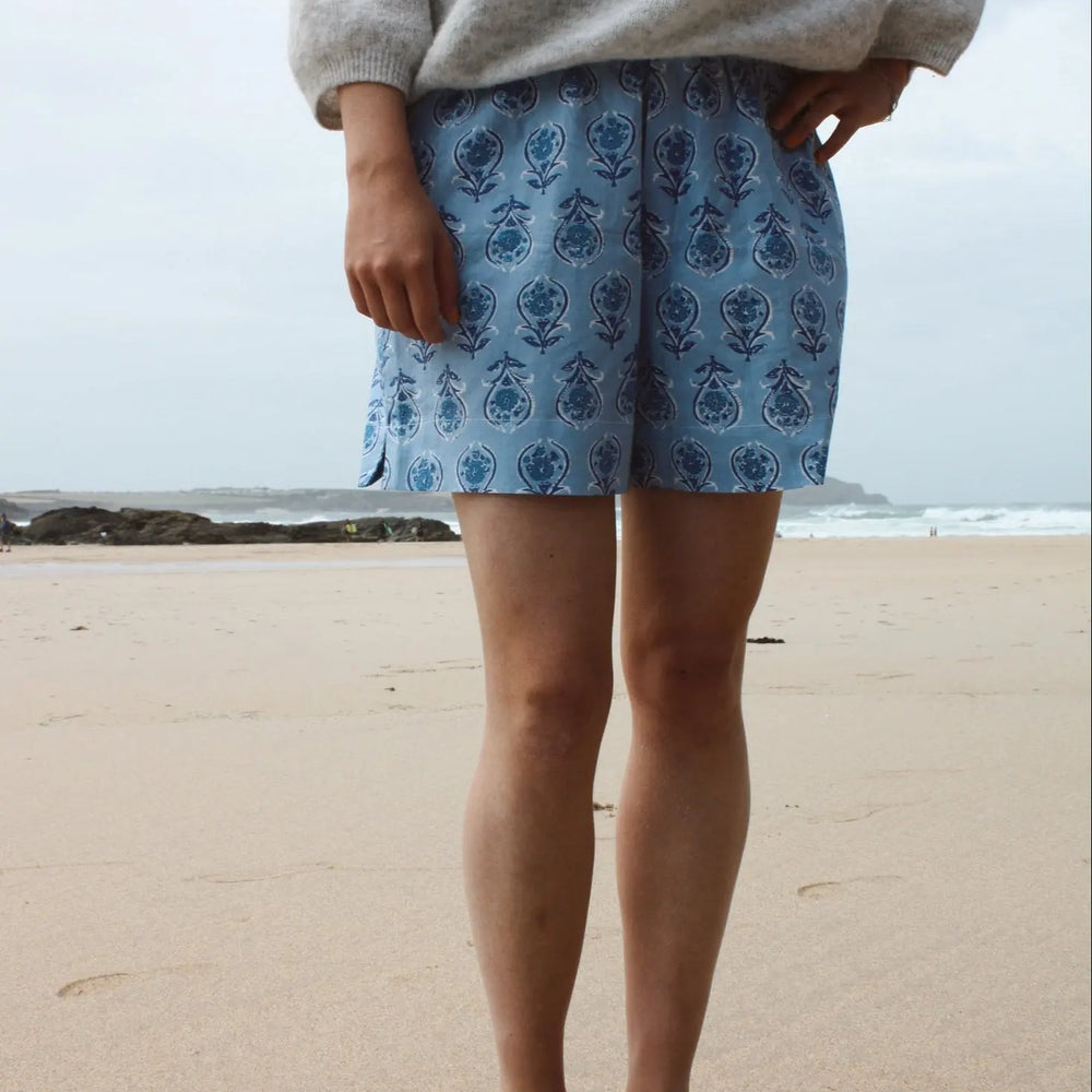 Blue 'Boxer' Shorts Madder & More