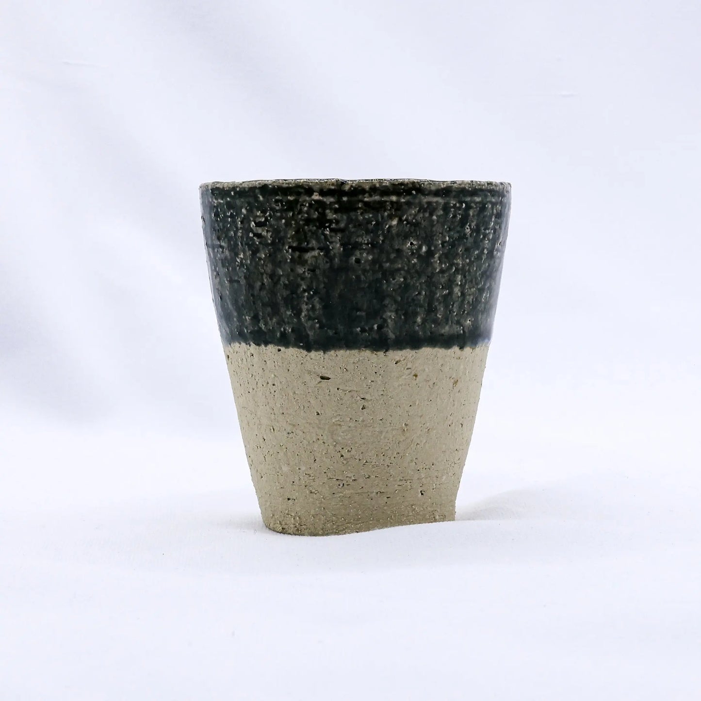 Blunero Quadra Milled Stoneware Tall Handmade Ceramic Cup Ribera Handmade Ceramics