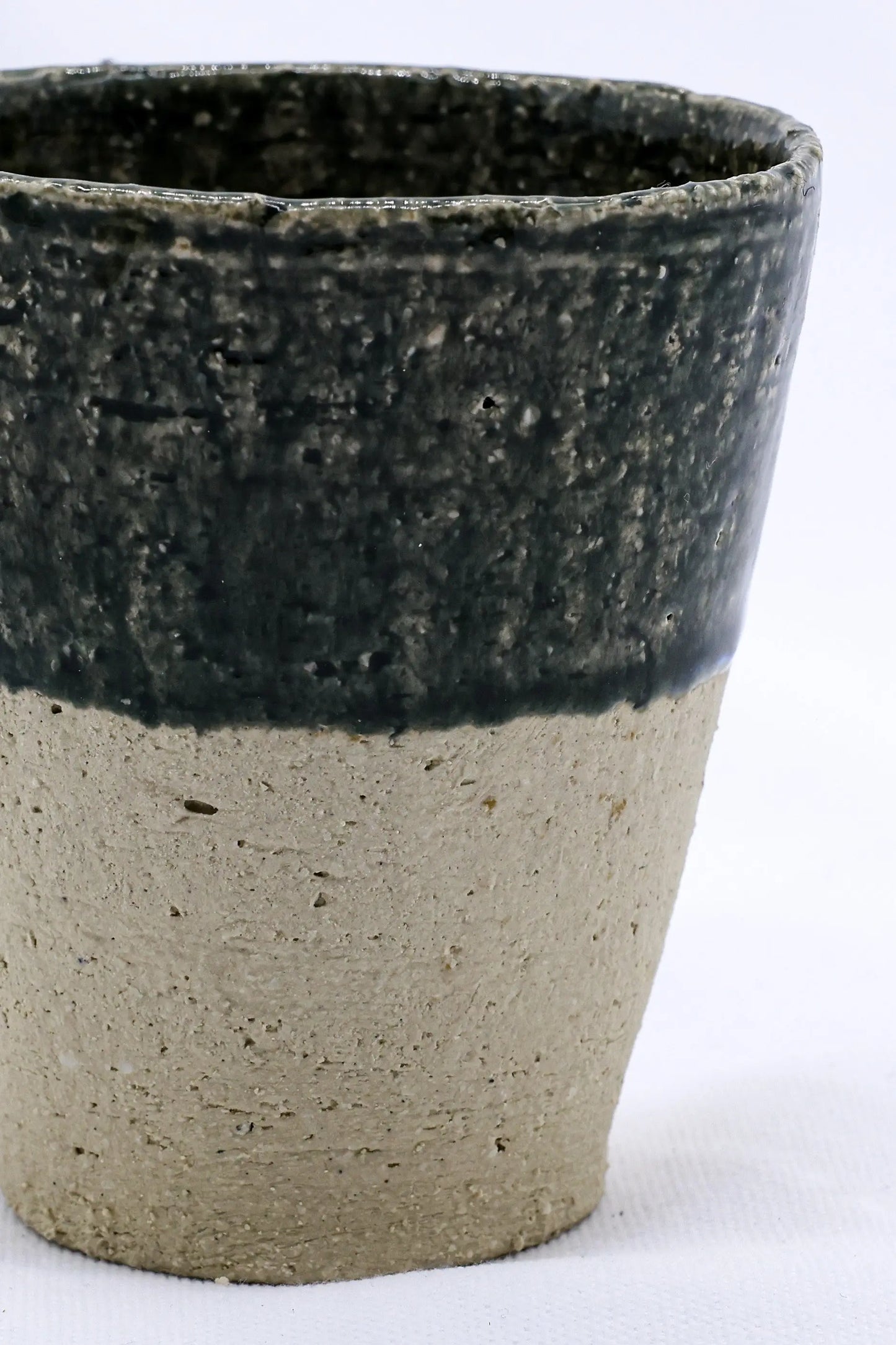 Blunero Quadra Milled Stoneware Tall Handmade Ceramic Cup Ribera Handmade Ceramics