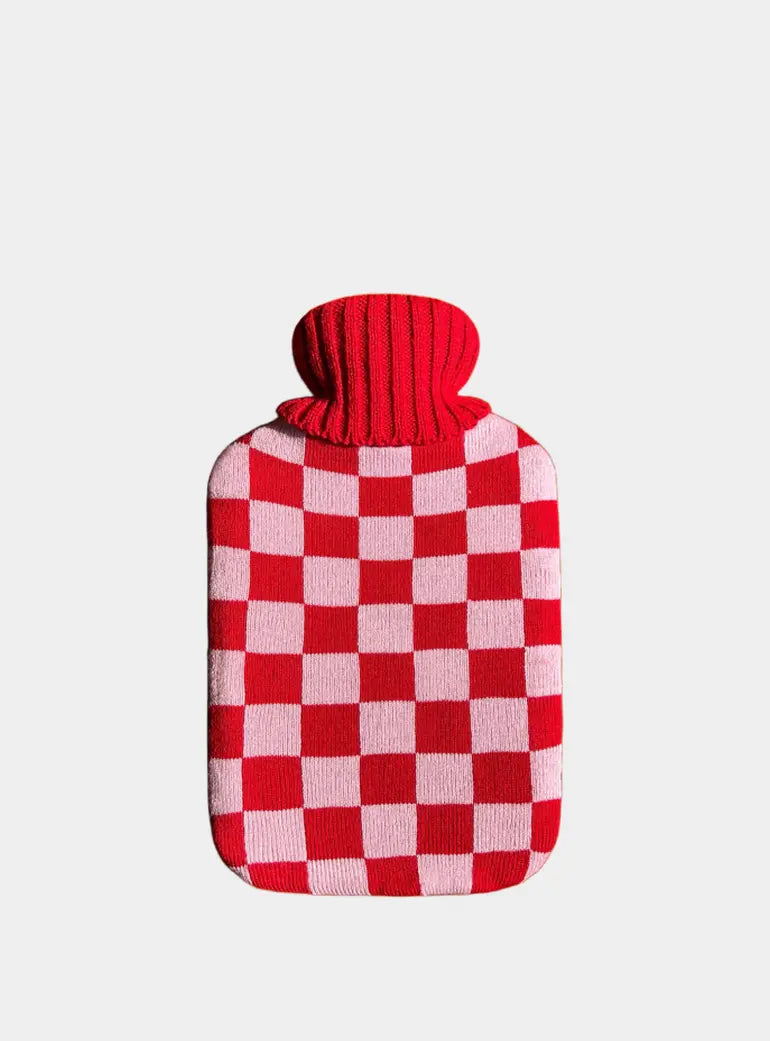 Blush Hot Water Bottle with Cover Casa Rolio