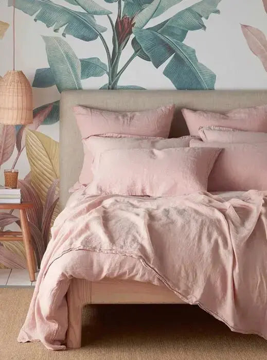 Blush Pink 100% Bed Set
