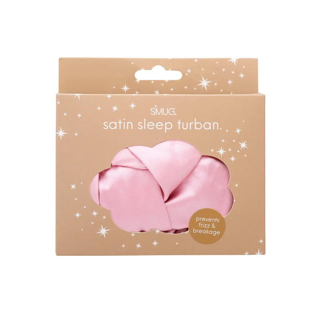 Blush Satin Sleep Turban SMUG