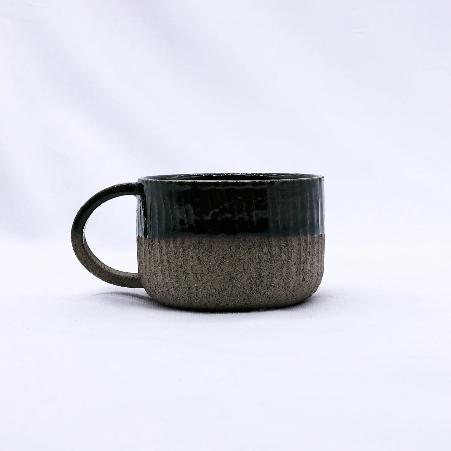 Bluverde Arte Handmade Ceramic Smoked Grey Stoneware Mug Ribera Handmade Ceramics