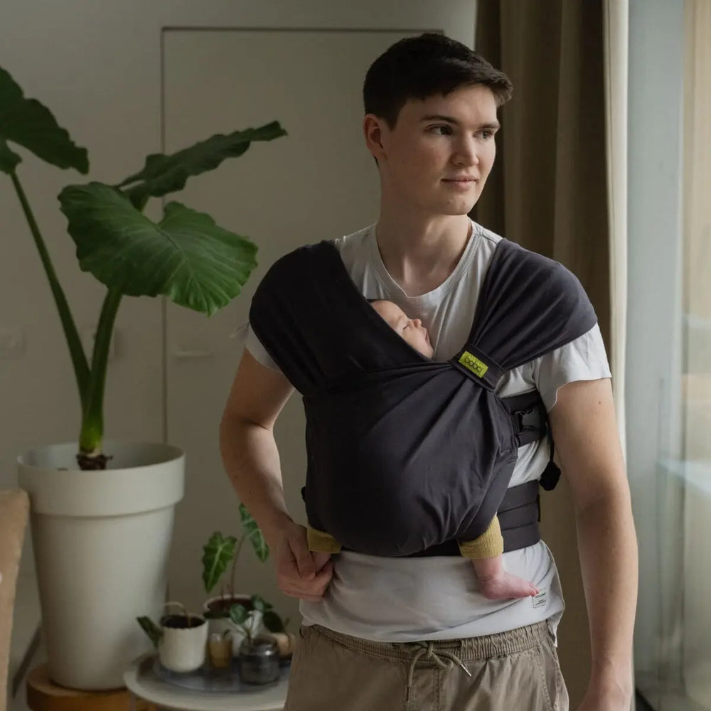 Boba Bliss Baby Carrier Charcoal Tutti Bambini