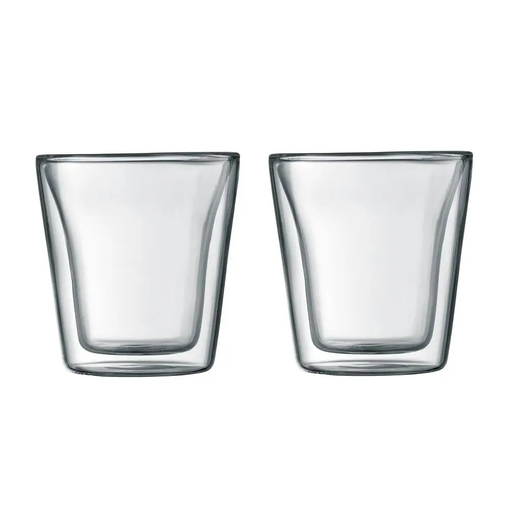 Bodum Canteen Double Wall Glass 2-Pack 0.1 L Bodum