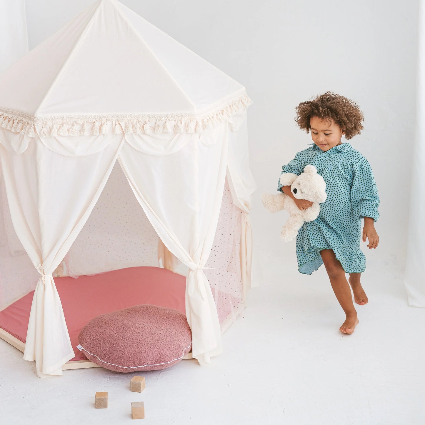 Boho Indoor Playhouse Tent in Pavilion Shape MINICAMP