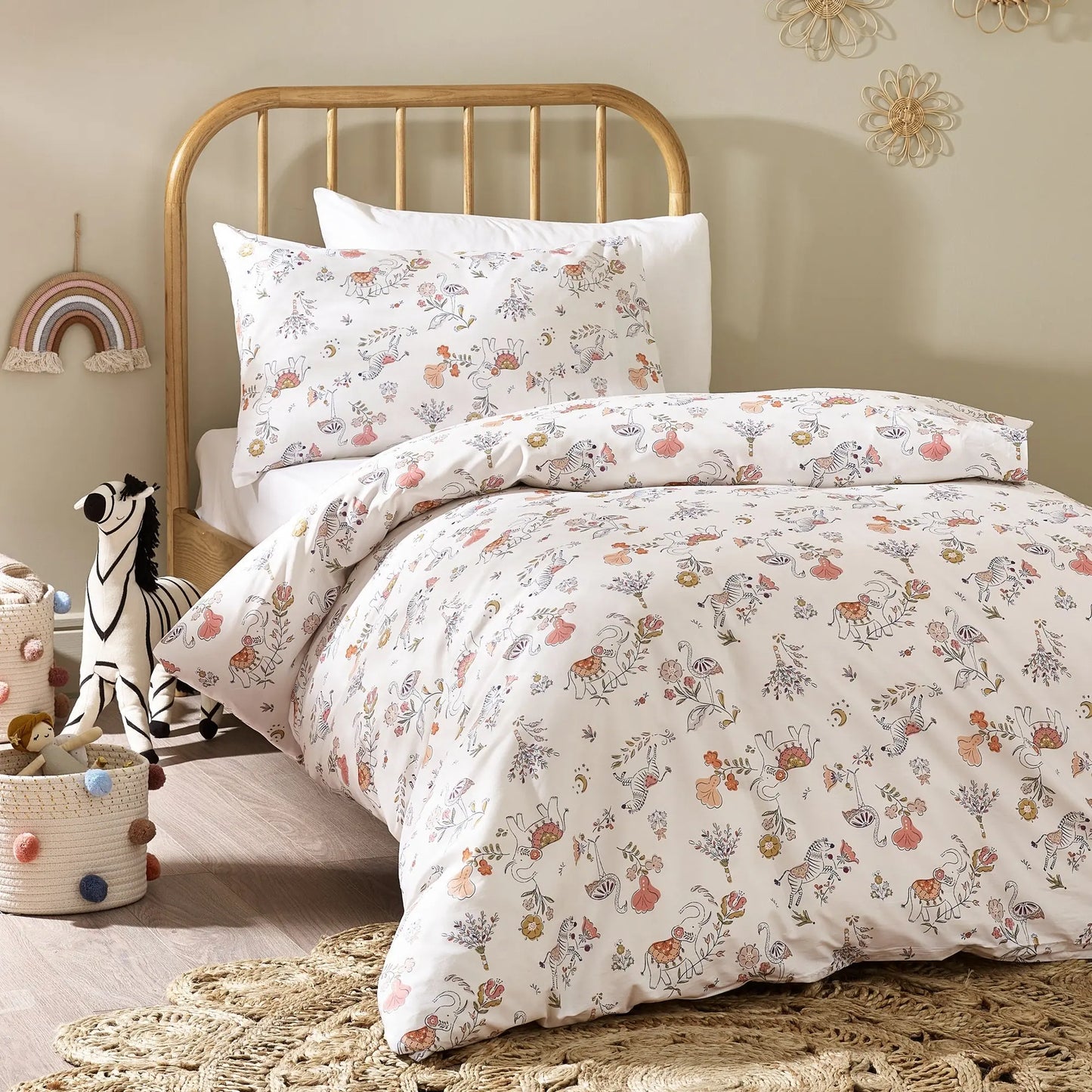 Boho Organic Cotton Duvet Cover & Pillowcase Kabode
