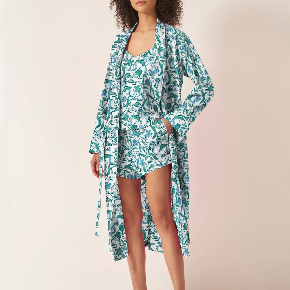 Boho Zebra Organic Cotton Robe Myza