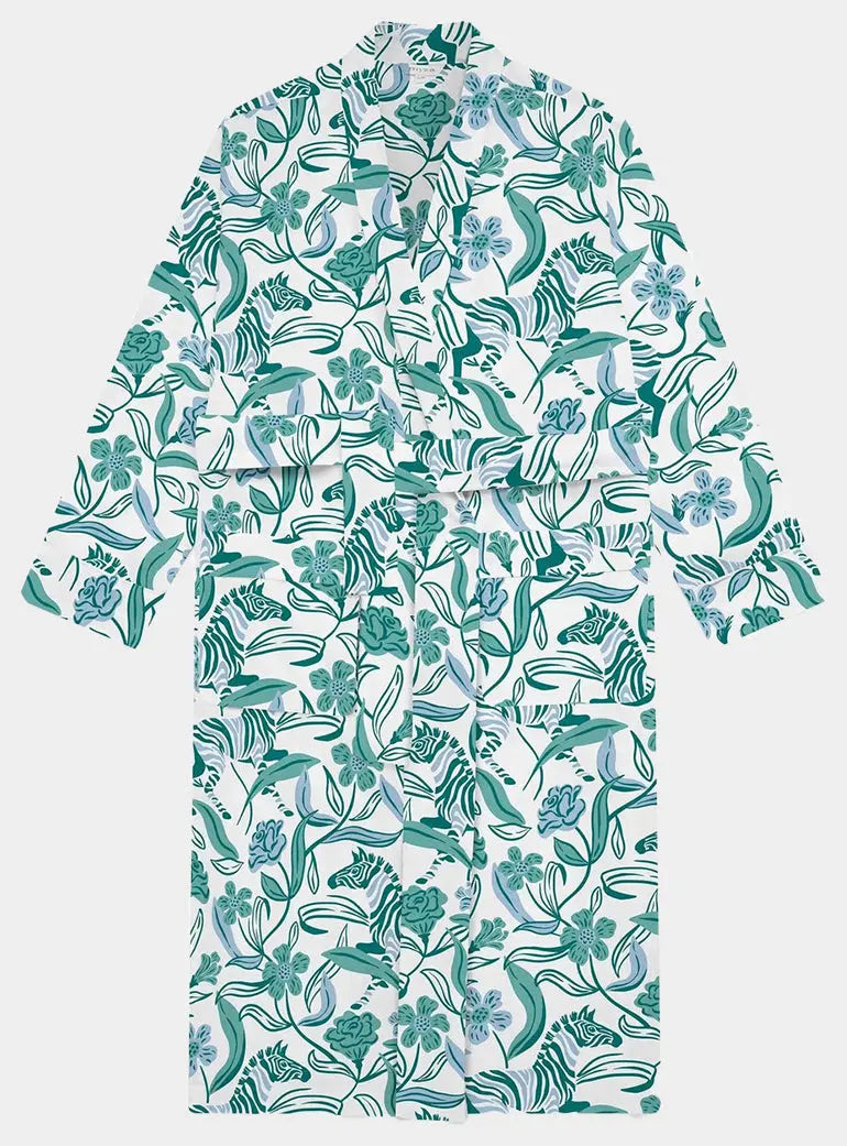 Boho Zebra Organic Cotton Robe Myza
