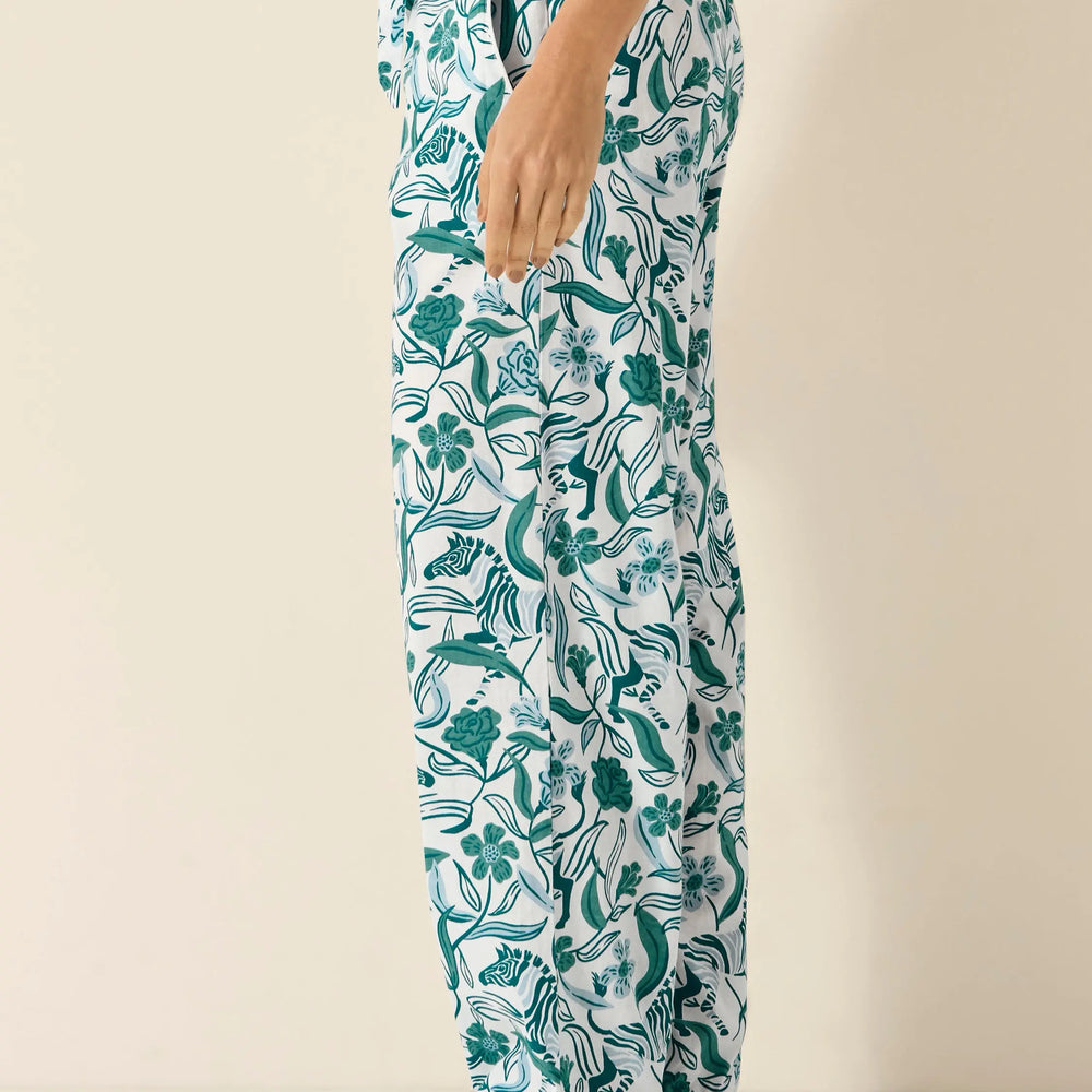 Boho Zebra Women's Organic Cotton Pyjama Trouser Myza