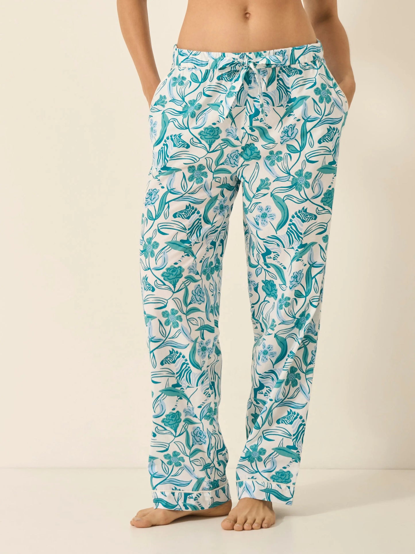 Boho Zebra Women's Organic Cotton Pyjama Trouser Myza