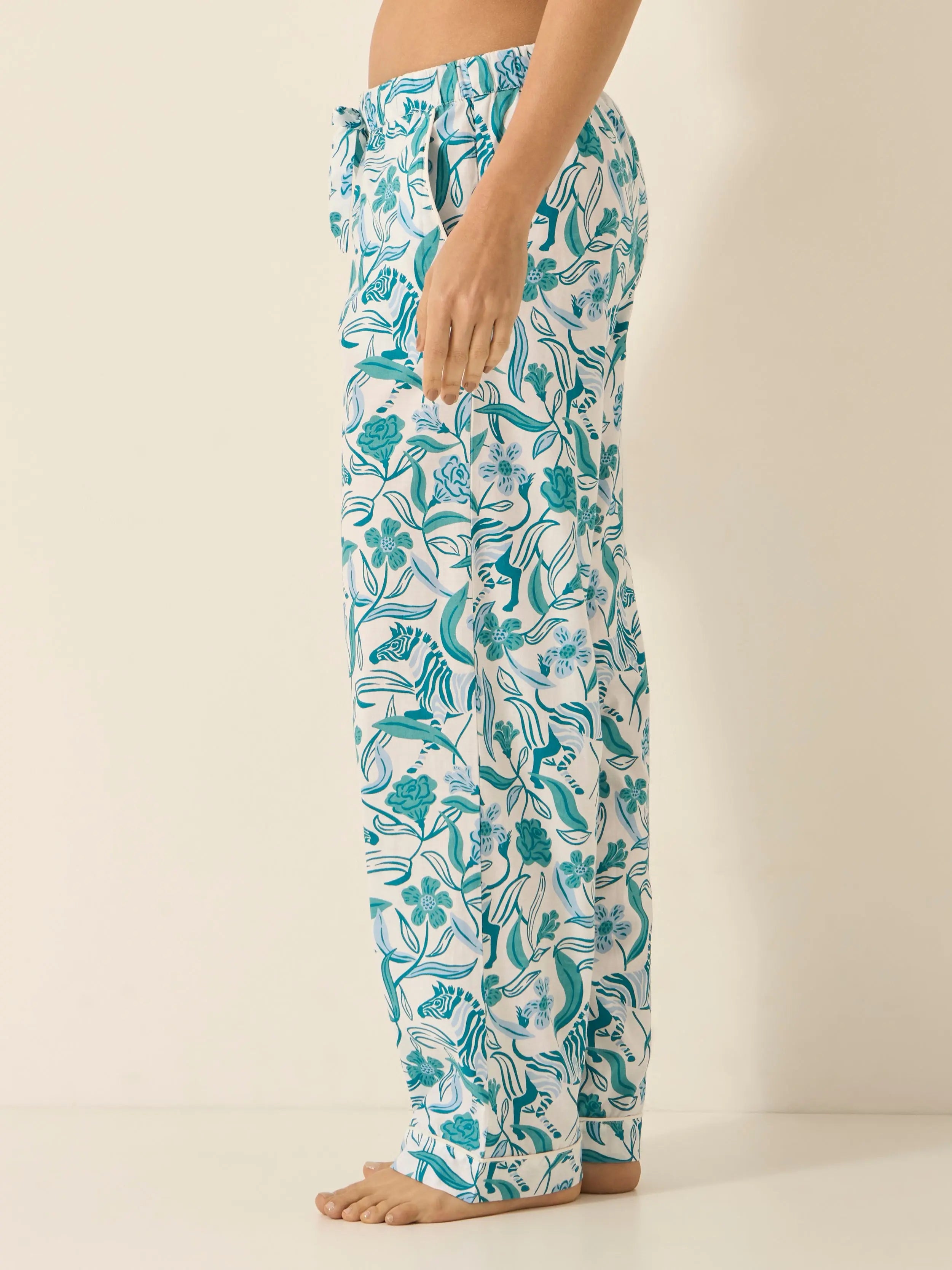 Boho Zebra Women's Organic Cotton Pyjama Trouser – Myza