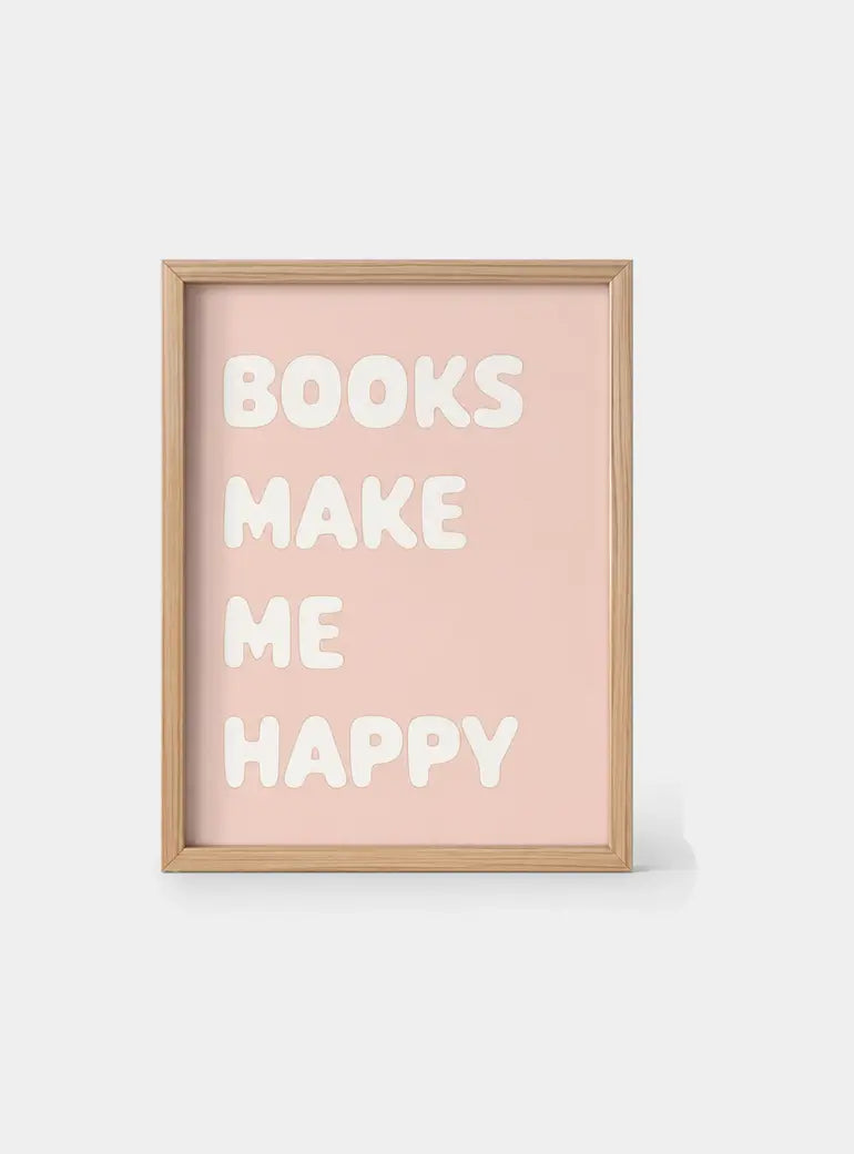 Books Make Me Happy - Fine Art Print Autumns Corner