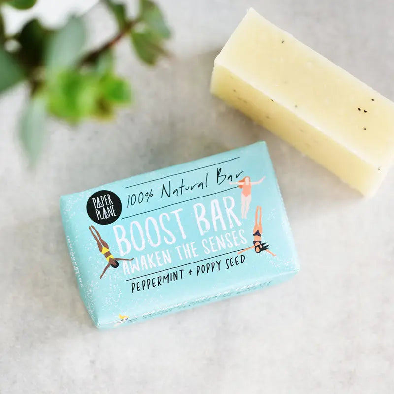Boost Bar 100% Natural Vegan Soap Paper Plane