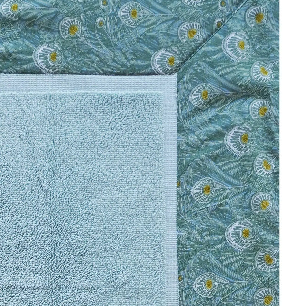 Border Edge Bath Mat Made With Liberty Fabric QUEEN HERA Coco & Wolf