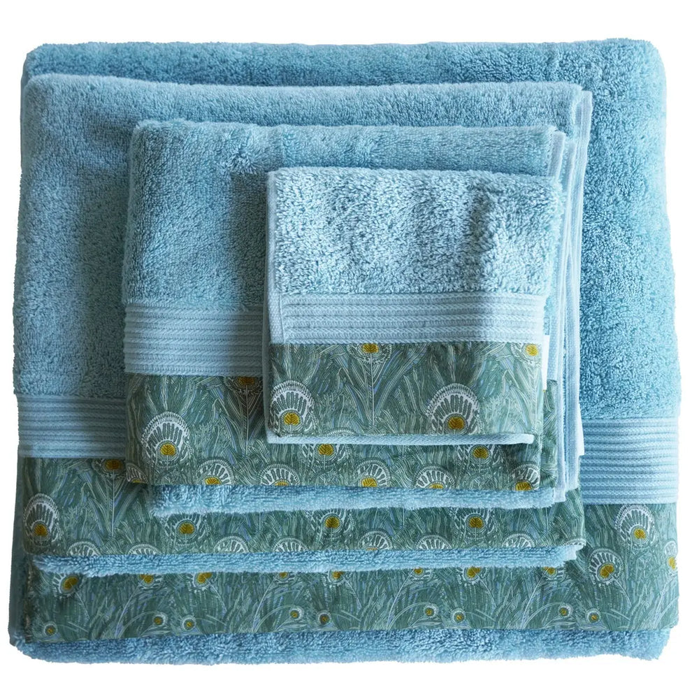 Border Edge Towel Made With Liberty Fabric QUEEN HERA Coco & Wolf