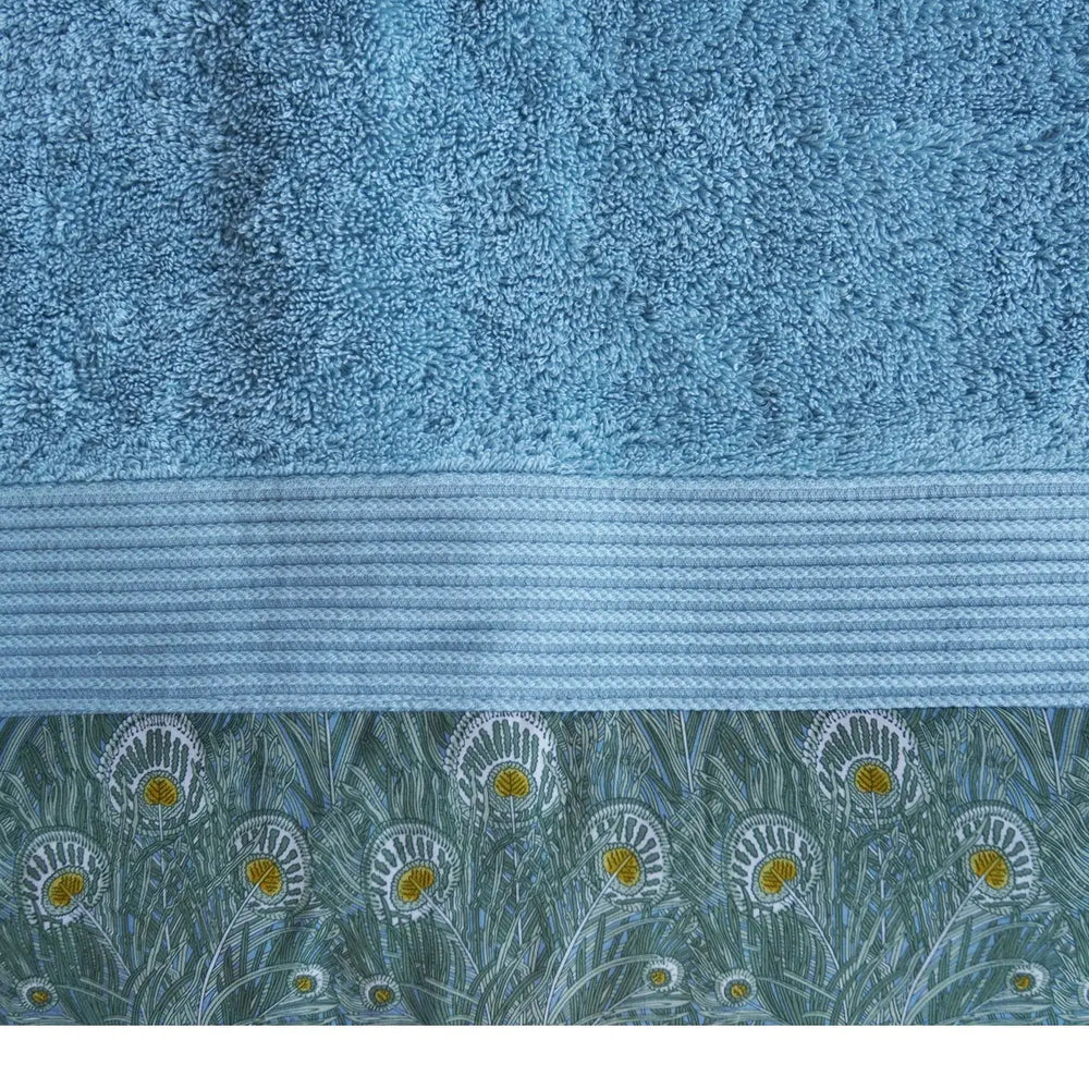 Border Edge Towel Made With Liberty Fabric QUEEN HERA Coco & Wolf