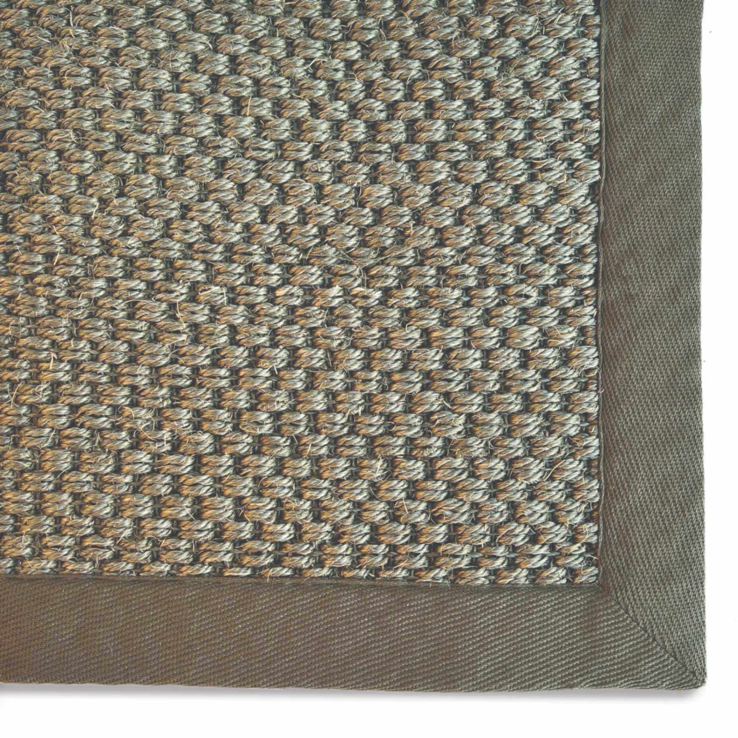 Bordered Sage Green Non-Slip Sisal Rug The Rugs