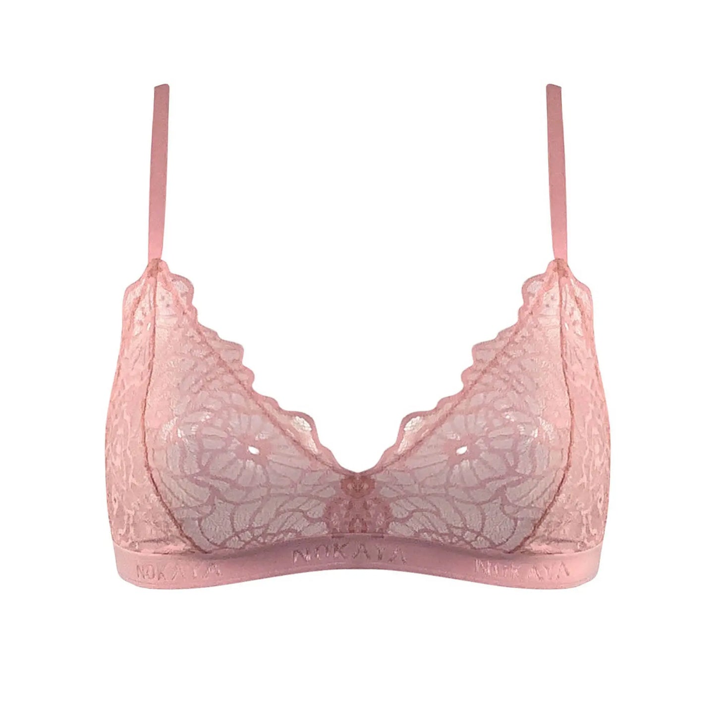 Born in Ukraine Image Lace Bralette Pink NOKAYA