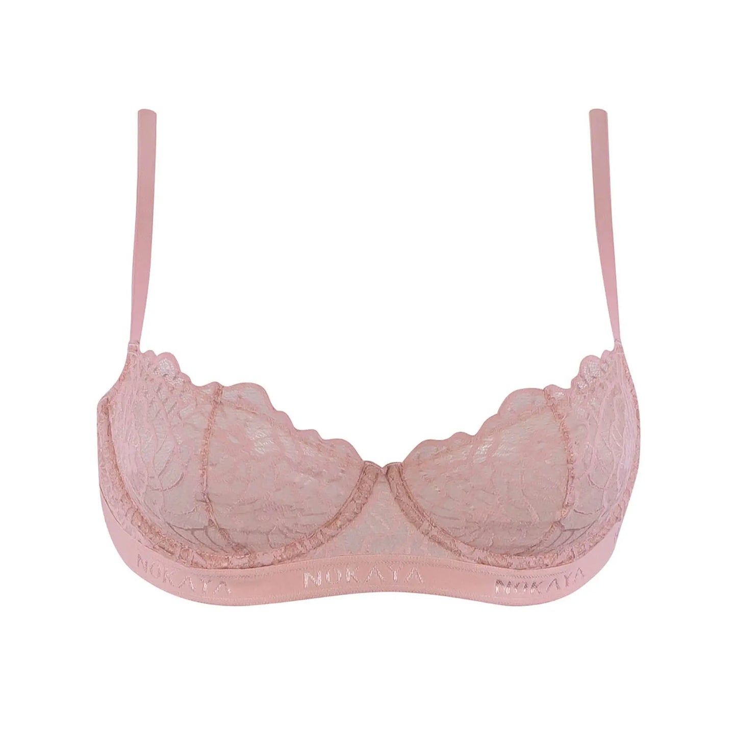 Born in Ukraine Lace Balcony bra pink NOKAYA