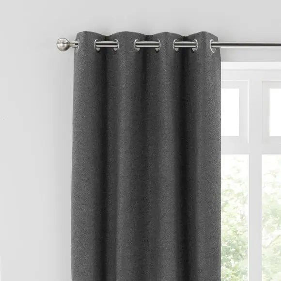 Boucle Eyelet Curtains Dunelm