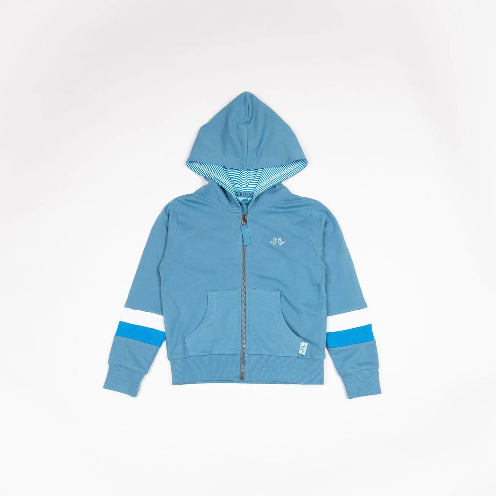 Boys Blue Jersey Lounge Hoodie Luca and Rosa