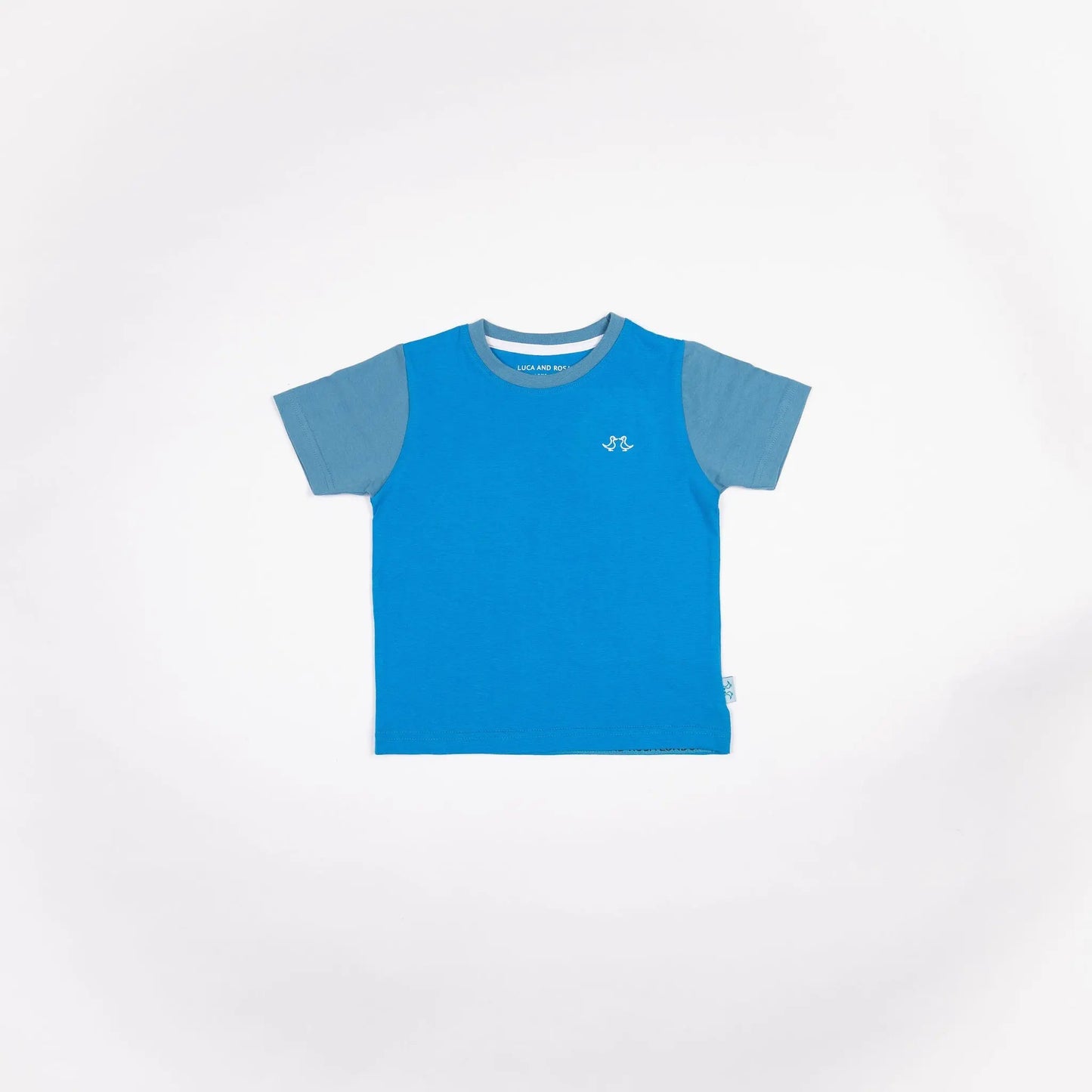 Boys Blue Jersey Lounge Tee Luca and Rosa