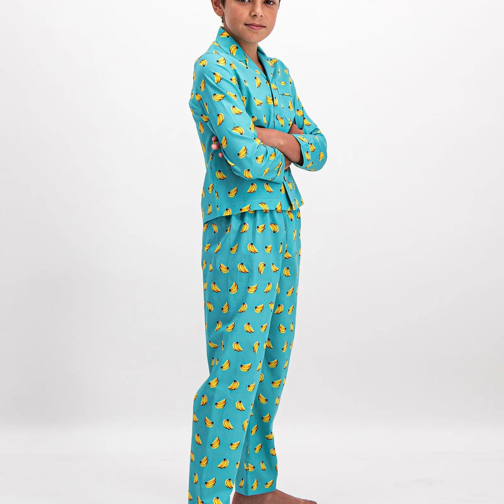 Boys Long Pyjamas - Bananas Woodstock Laundry