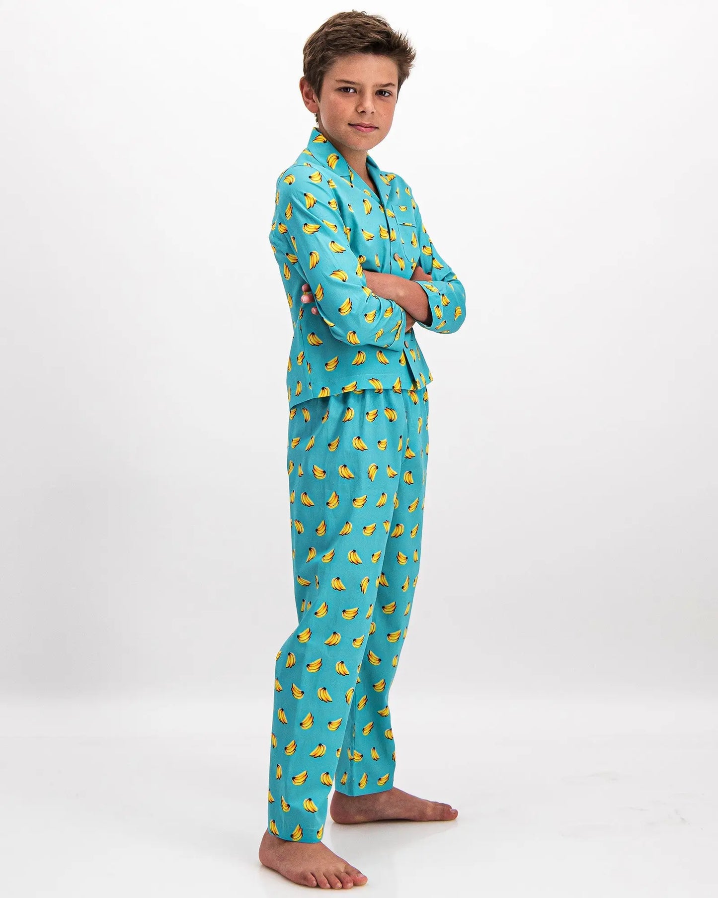 Boys Long Pyjamas - Bananas Woodstock Laundry