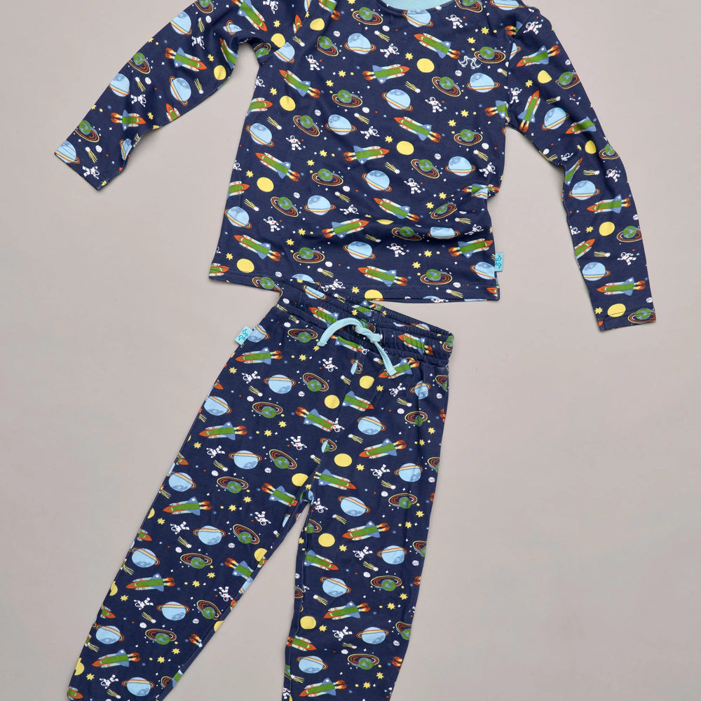 Boys Pull on Pyjamas - Space Print Luca and Rosa