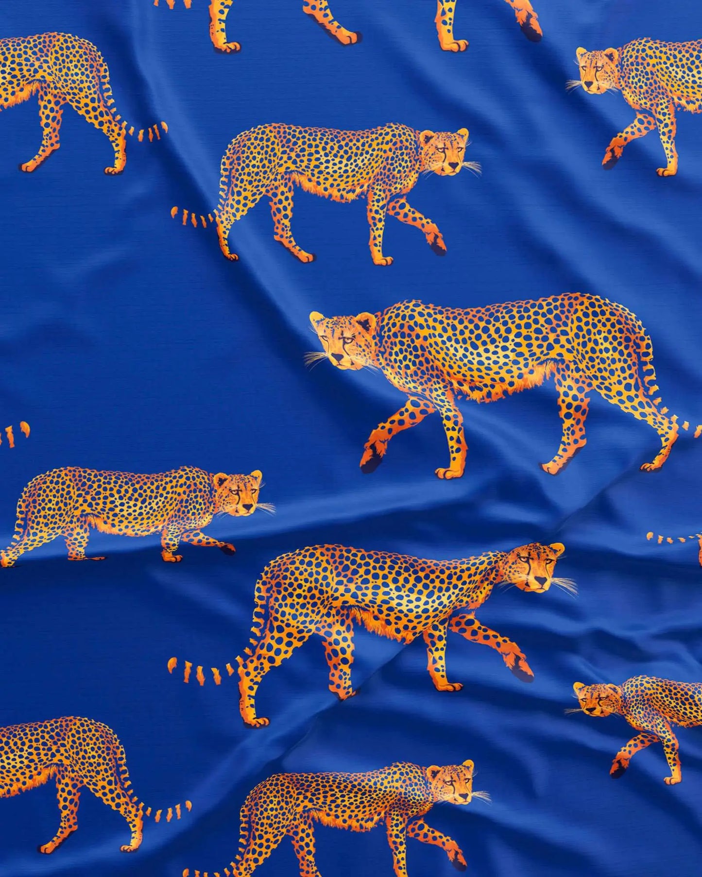 Boys Short Pyjamas - Blue Cheetahs Woodstock Laundry