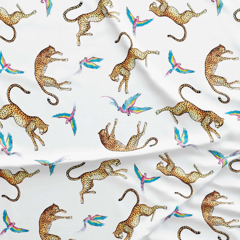 Boys Short Pyjamas - Playing Cheetahs Woodstock Laundry