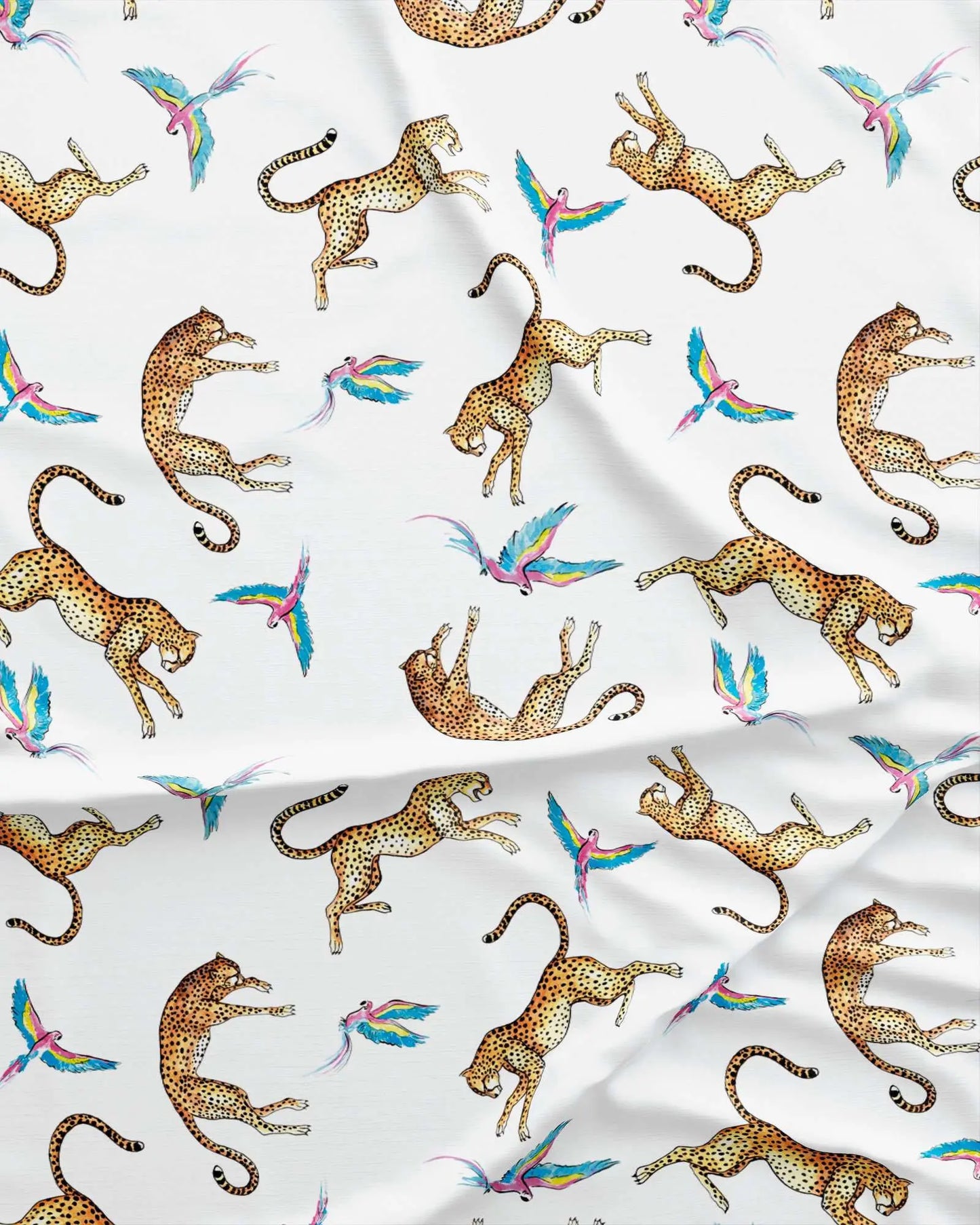 Boys Short Pyjamas - Playing Cheetahs Woodstock Laundry