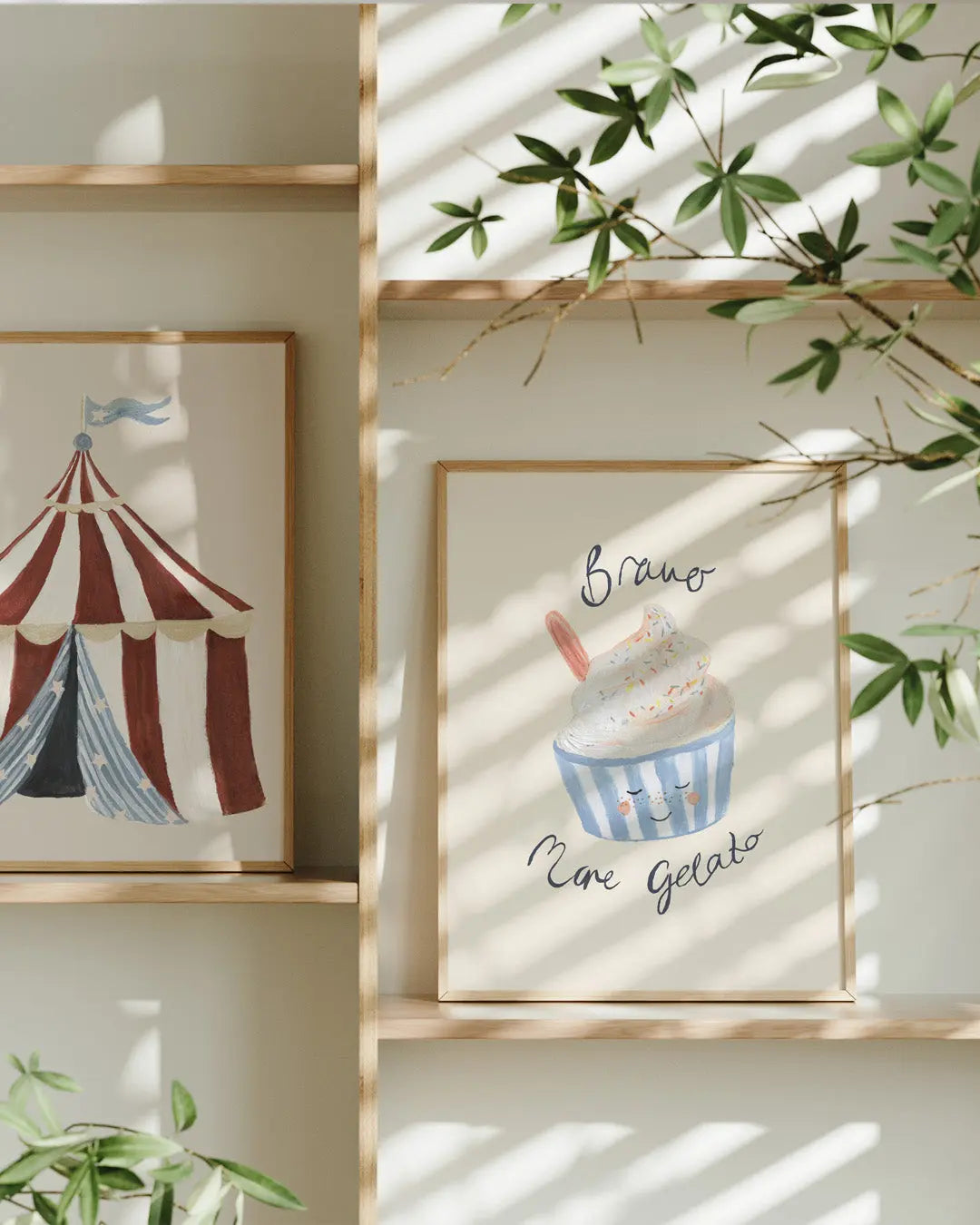 Bravo More Gelato - Ice Cream Art Print Lion & The Pear