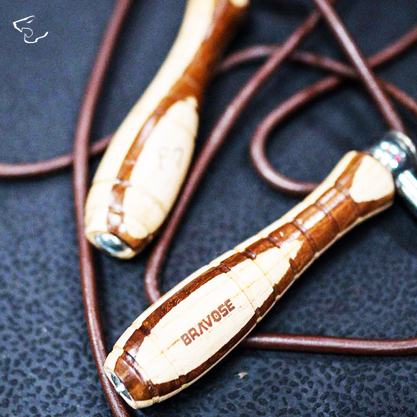 Premium Leather Skipping Rope Bravose