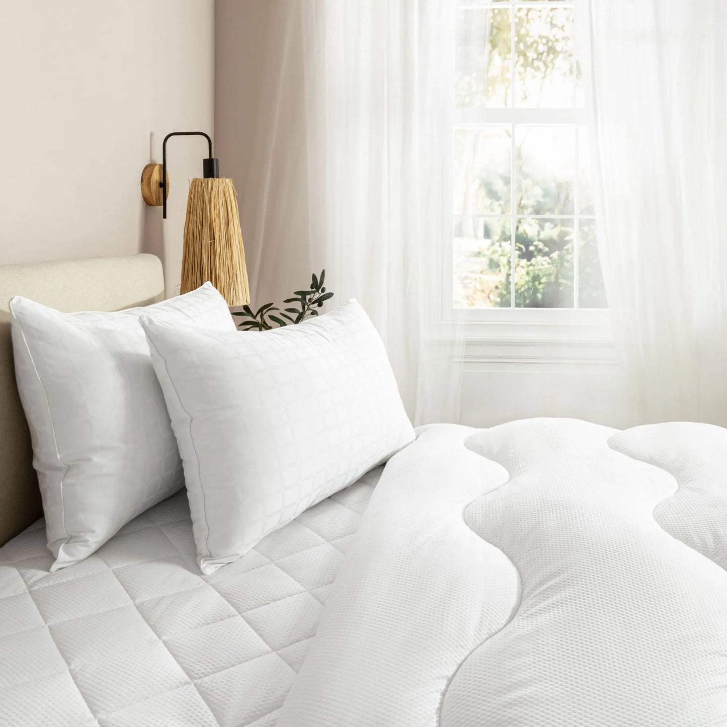 Breathe Cotton-Covered Pillow The Fine Bedding Company