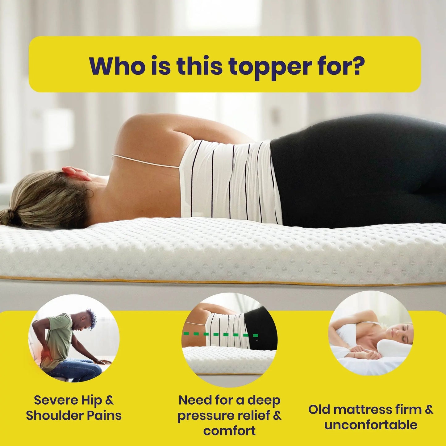 Brightr® Aurora Deluxe mattress topper Refurbished Brightr® Sleep