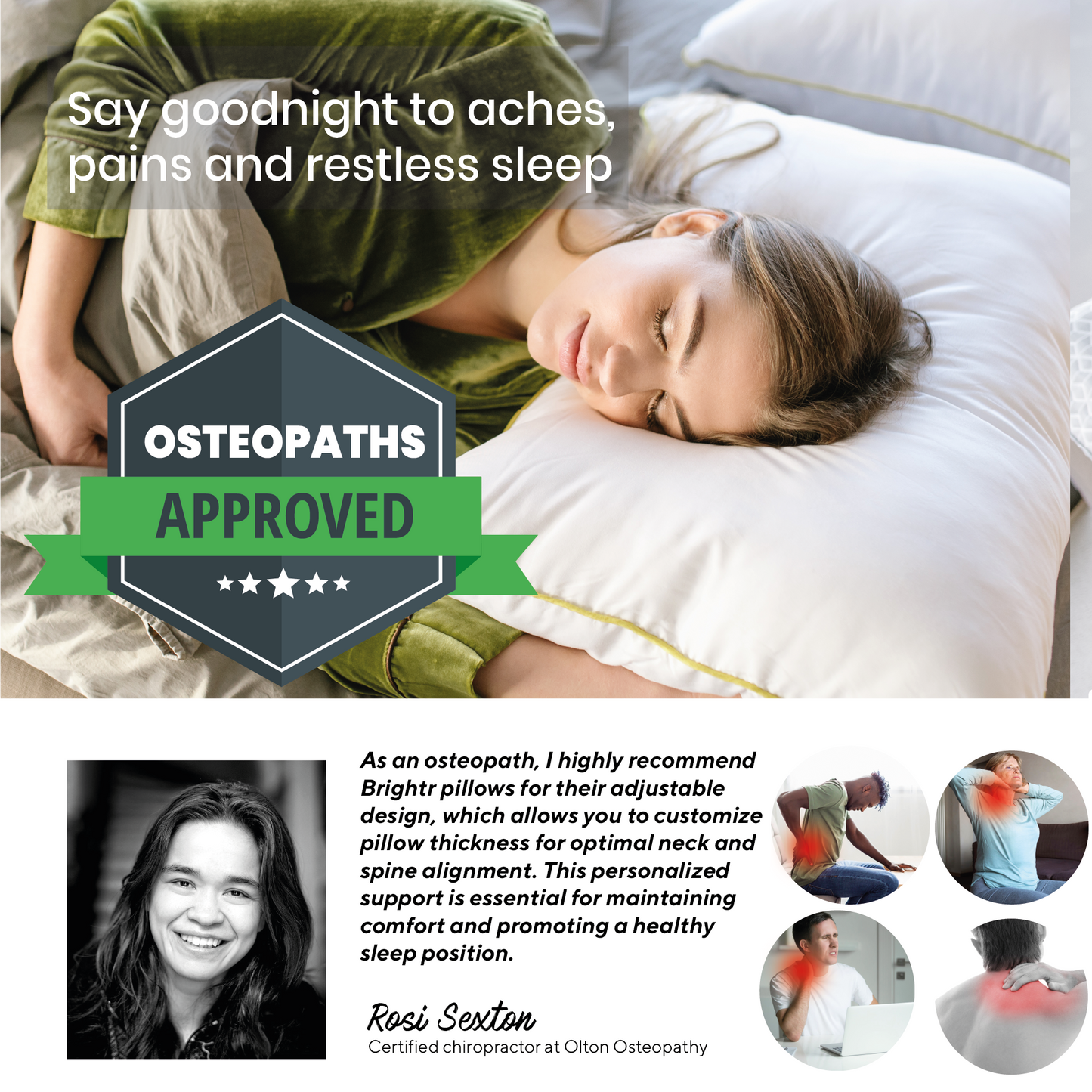 Brightr® Nox Vegan Down pillow Brightr® Sleep