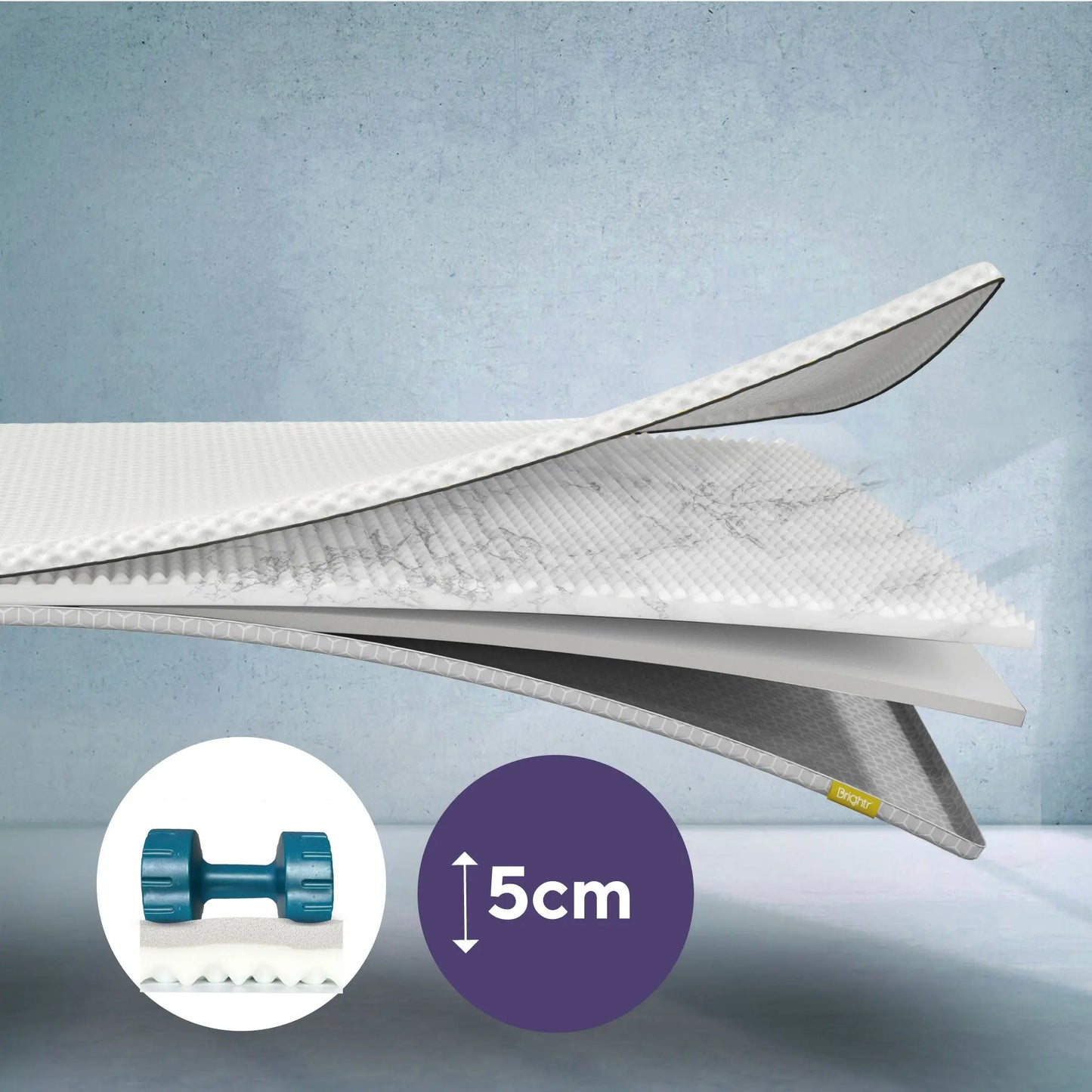 Brightr®  Titan 2 in 1 Mattress Topper Brightr® Sleep