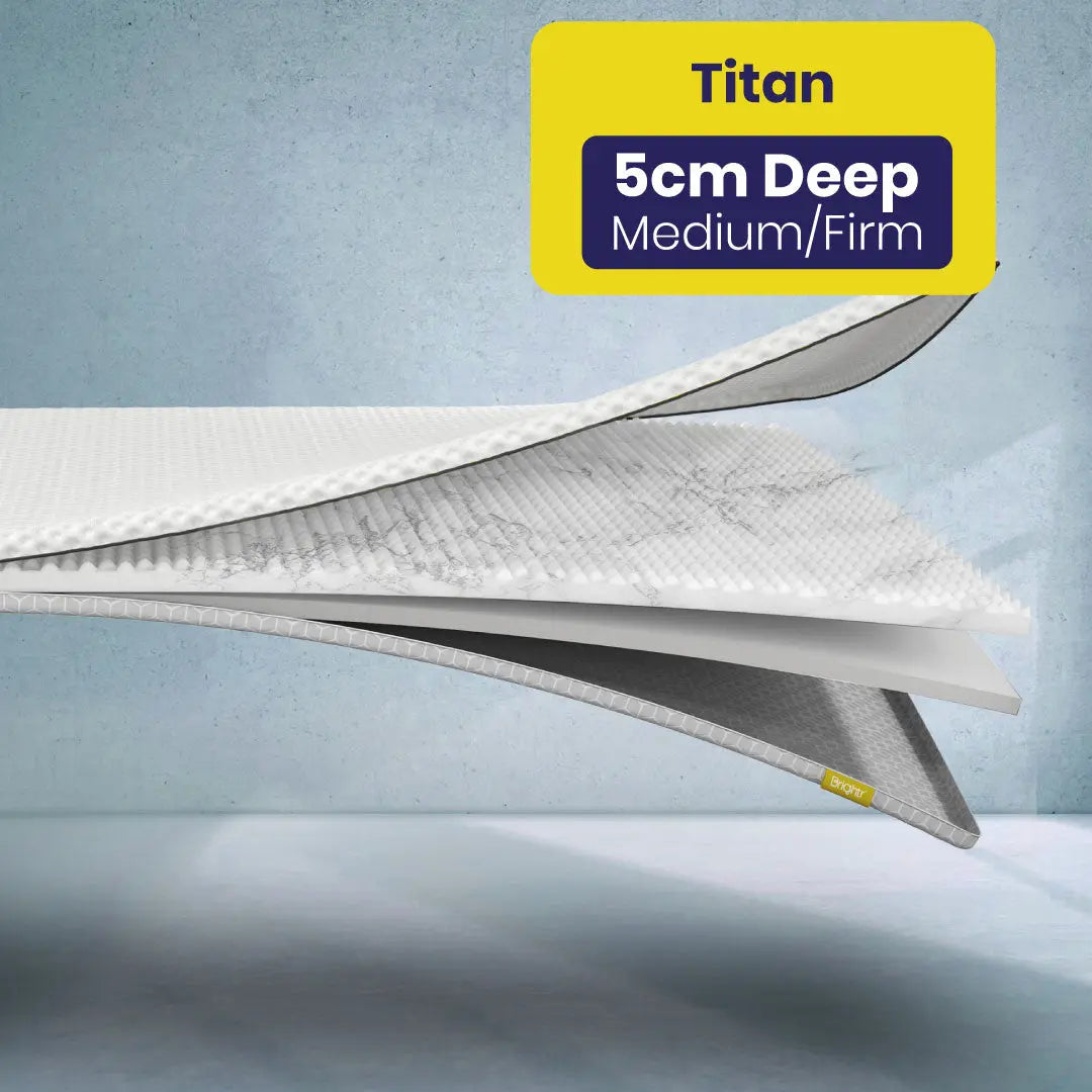 Brightr®  Titan 2 in 1 Mattress Topper  - Medium/Firm Brightr® Sleep