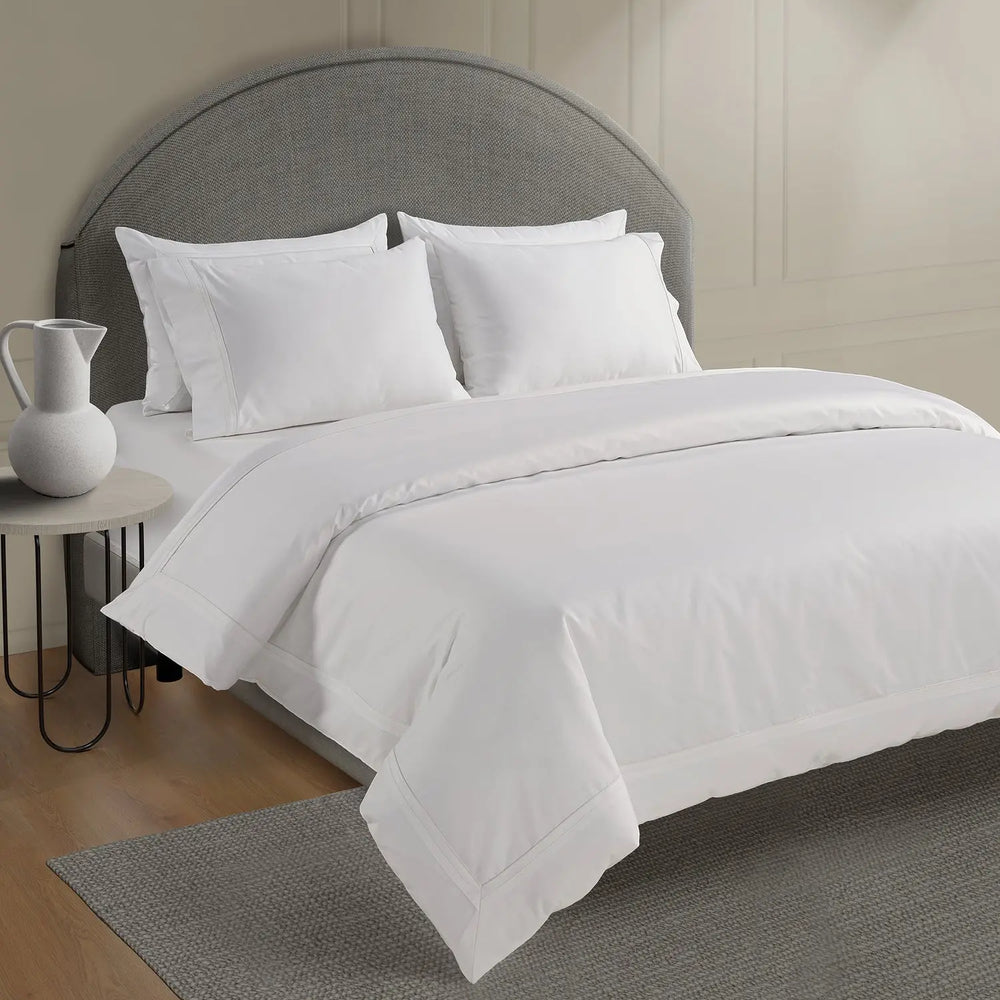 Brilliant White Royalton 800 Thread Count Egyptian Cotton Duvet Cover Bedding Envy